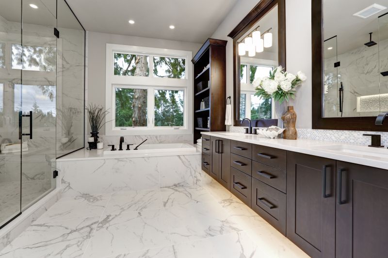 Contemporary Bathroom with Natural Elements