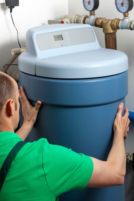 Team Installing Water Softener